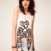 Wildfox White Label Alamo Intarsia Sleeveless Jumper in White (cleanwhite) - Lyst