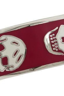 Alexander McQueen Enamel Skull Ring  - Lyst