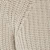 Alexander Wang Chunky Half Cardigan Cropped Pullover in Gray (light grey) - Lyst