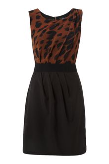 Ax Paris Animal Print 2 in 1 Dress - Lyst