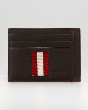 Bally Webtrim Flat Credit Card Holder - Lyst