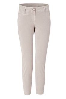 Brunello Cucinelli Ivory Velvet Cropped Pants - Lyst