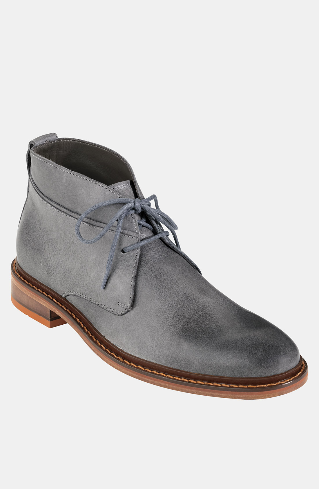 cole haan gray suede boots