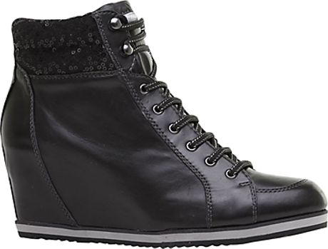 geox illusion 34 wedge sneaker