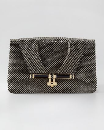 Kara Ross Priscilla Glitter Mesh Shoulder Bag - Lyst