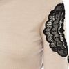 Karen Millen Lace Insert Cardigan in Beige (cream) - Lyst