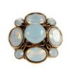 Oscar De La Renta Multiple Stone Ring in Gold (cream) - Lyst