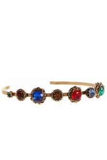 Oscar de la Renta Jeweled Headband - Lyst