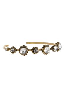 Oscar de la Renta Jeweled Headband - Lyst