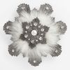 Givenchy Femme Faux Fur Brooch in White (white fur/ hematite) - Lyst