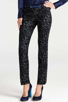 Ann Taylor Animal Print Ankle Pants - Lyst