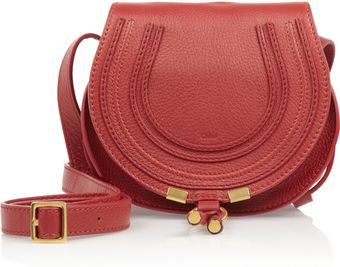Chloé Mini Marcie Textured Leather Shoulder Bag - Lyst