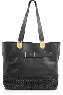 Christian Louboutin Sybil Paris Large Studded Leather Tote - Lyst
