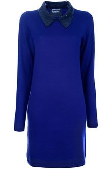 Markus Lupfer Sequin Collar Knit - Lyst