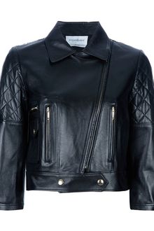 Yves Saint Laurent Leather Biker Jacket - Lyst