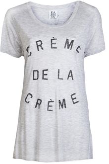 Zoe Karssen Crème De La Crème Bf Tshirt - Lyst
