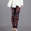 Alexander Mcqueen Floral Legging in Black (floral) - Lyst