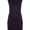 Alexander Mcqueen Fitted Paisley Print Dress in Purple - Lyst