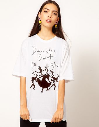 Danielle Scutt Tshirt with Dancers Front Print - Lyst