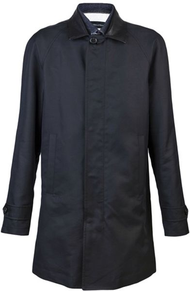 Dsquared2 Trench Coat in Blue for Men (denim) - Lyst