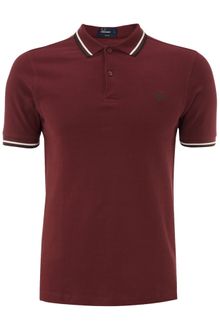 Fred Perry Slim Fitted Twin Tipped Polo Shirt - Lyst