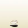 Gucci Gg Thong with Double G Ornament and Web Detail in White - Lyst