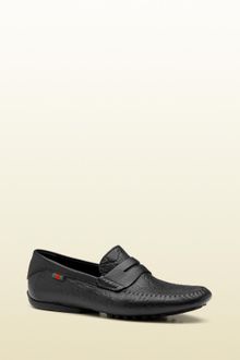 Gucci Penny Loafer Driver with Interlocking G - Lyst