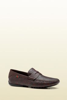 Gucci Penny Loafer Driver with Interlocking G - Lyst