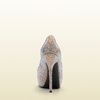 Gucci Sofia Etoile High Heel Opentoe Platform with Strass Embroidery in Beige - Lyst