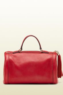 Gucci Soho  Leather Boston Bag - Lyst