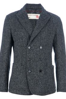 Incotex Double Breasted Pea Coat - Lyst