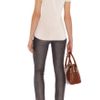 Karen Millen Polo Tshirt in White (neutral) - Lyst
