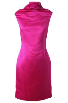 Lanvin Structured Silk Dress - Lyst