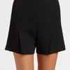 Oscar De La Renta Pleat Shorts in Black - Lyst