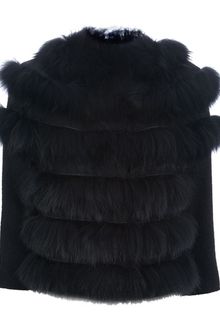 Pinko Raccoon Fur Jacket - Lyst