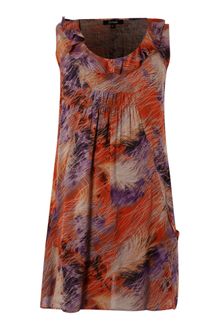 Samya Short Sleeve Print Dress - Lyst