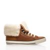 Tory Burch Benjamin High Sneaker in Brown (sienna) - Lyst