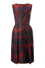 Untold Printed Dress with Full Skirt