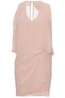 Acne Mallory Draped Crepe Dress - Lyst