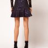 Asos Collection Asos Premium Trumpet Mini Skirt in Blue (navy) - Lyst