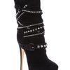 Casadei Embellished Strapy Boot in Black - Lyst