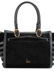 Christian Louboutin Farida Bowler Suede Tote - Lyst