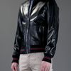 Gucci Classic Leather Jacket in Black for Men - Lyst