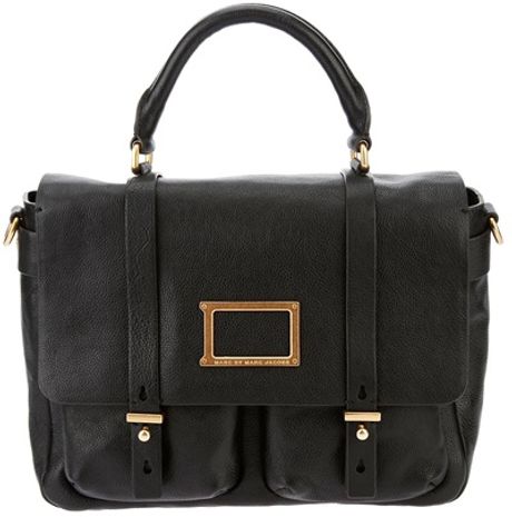 Marc By Marc Jacobs Classic Satchel in Black - Lyst