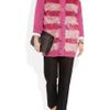 Marc Jacobs Faux Fur and Sequinembellished Cardigan in Purple (magenta) - Lyst