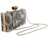 Marchesa Python Rectangular Box Clutch in Animal (tiger) - Lyst