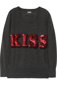 Markus Lupfer Kiss Sequined Merino Wool Sweater - Lyst