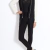 Tibi Knit Cashmere Combo Coat in Black - Lyst