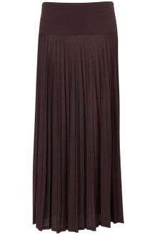 Topshop High Waist Pleat Maxi Skirt - Lyst