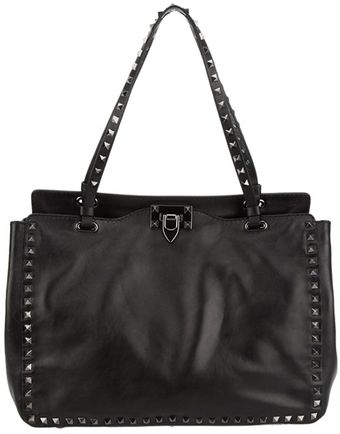 Valentino Studded Tote - Lyst